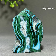 Load image into Gallery viewer, 1PC Natural Chrysocolla Mineral Obelisk Specimen for Healing
