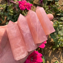 Load image into Gallery viewer, 1PC Natural Rose Quartz Crystal Obelisk for Healing