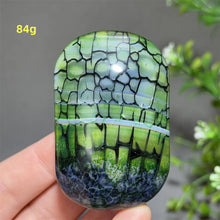 Load image into Gallery viewer, 1PC Natural Dragon Pattern Agate Palm Stone Polished