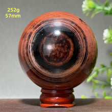 Load image into Gallery viewer, Natural Striped Agate Crystal Sphere – Quartz Mineral Specimen for Collection, Meditation &amp; Home Decor