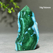 Load image into Gallery viewer, 1PC Natural Chrysocolla Mineral Obelisk Specimen for Healing