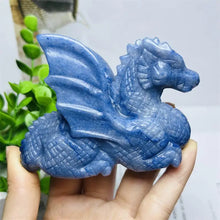 Load image into Gallery viewer, 1PC Natural Blue Aventurine Dragon Carving
