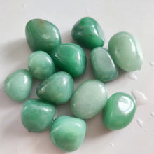 Load image into Gallery viewer, 100g Natural Green Aventurine Tumbled Healing Crystal