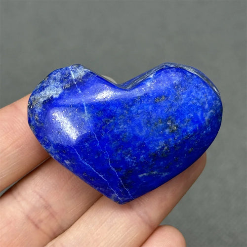 Lapis Lazuli Polished Heart Stone