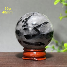 Load image into Gallery viewer, Natural Black Tourmaline Sphere for Healing
