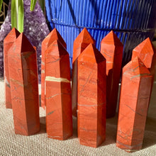 Load image into Gallery viewer, 1PC Natural Red Jasper Crystal Obelisk for Healing