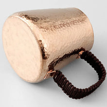 Load image into Gallery viewer, Handcrafted Coffee Mug Vintage Pure Copper Weave Handle Thickened 500ml