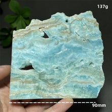 Load image into Gallery viewer, Natural Hemimorphite Mineral Raw Crystal Slice Home Decor
