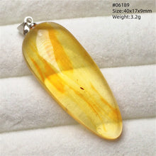 Load image into Gallery viewer, Natural Baltic Amber Teardrop Pendant – Premium Genuine Yellow Amber Necklace Gift