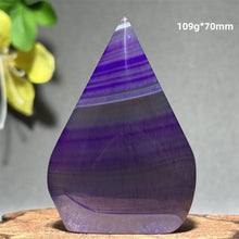 Load image into Gallery viewer, 1PC Natural Mineral Purple Agate Crystal Free Form Torch Home Decor