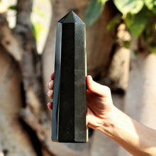 Load image into Gallery viewer, Natural Black Tourmaline Obelisk for Healing