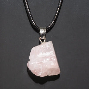 Natural Amethyst Multiple Rough Stone Pendant – Healing Crystal Necklace – Irregular Quartz Jewelry Gift