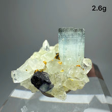 Load image into Gallery viewer, Natural Namibian Aquamarine Crystal Specimen – Raw Gemstone Mineral Stone for Collection &amp; Home Decor