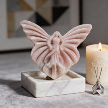 Load image into Gallery viewer, 1PC Natural Pink Opal Carvings Fox, Crow, Owl, Fairy for Healing