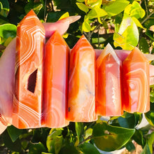Load image into Gallery viewer, 1PC Natural Red Sardonyx Agate Crystal Obelisk for Healing