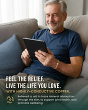 Load image into Gallery viewer, Pure Copper Magnetic Bracelet for Men and Women Adjustable Cuff Bangle