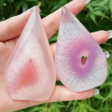 Load image into Gallery viewer, 1PC Natural Pink Agate Free Form Torch Home Decor
