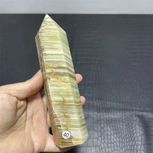 Load image into Gallery viewer, Natural Afghan Jade Crystal Obelisk – Polished Point Tower Wand for Collection &amp; Home Decor