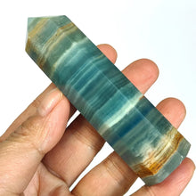 Load image into Gallery viewer, 1PC Blue Onyx Lemurian Calcite Healing Obelisk