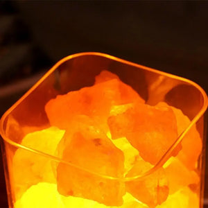 Himalayan Salt Lamp Night Light Negative Ion Air Purification Sleep Aid