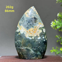 Load image into Gallery viewer, 1PC Natural Marine Jasper Free Form Torch Mineral Specimen Home Decor