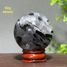 Load image into Gallery viewer, Natural Black Tourmaline Sphere for Healing
