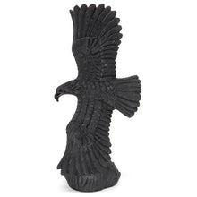 Load image into Gallery viewer, 10.6" Eagle Natural Black Obsidian Crystal Carving Home Decor