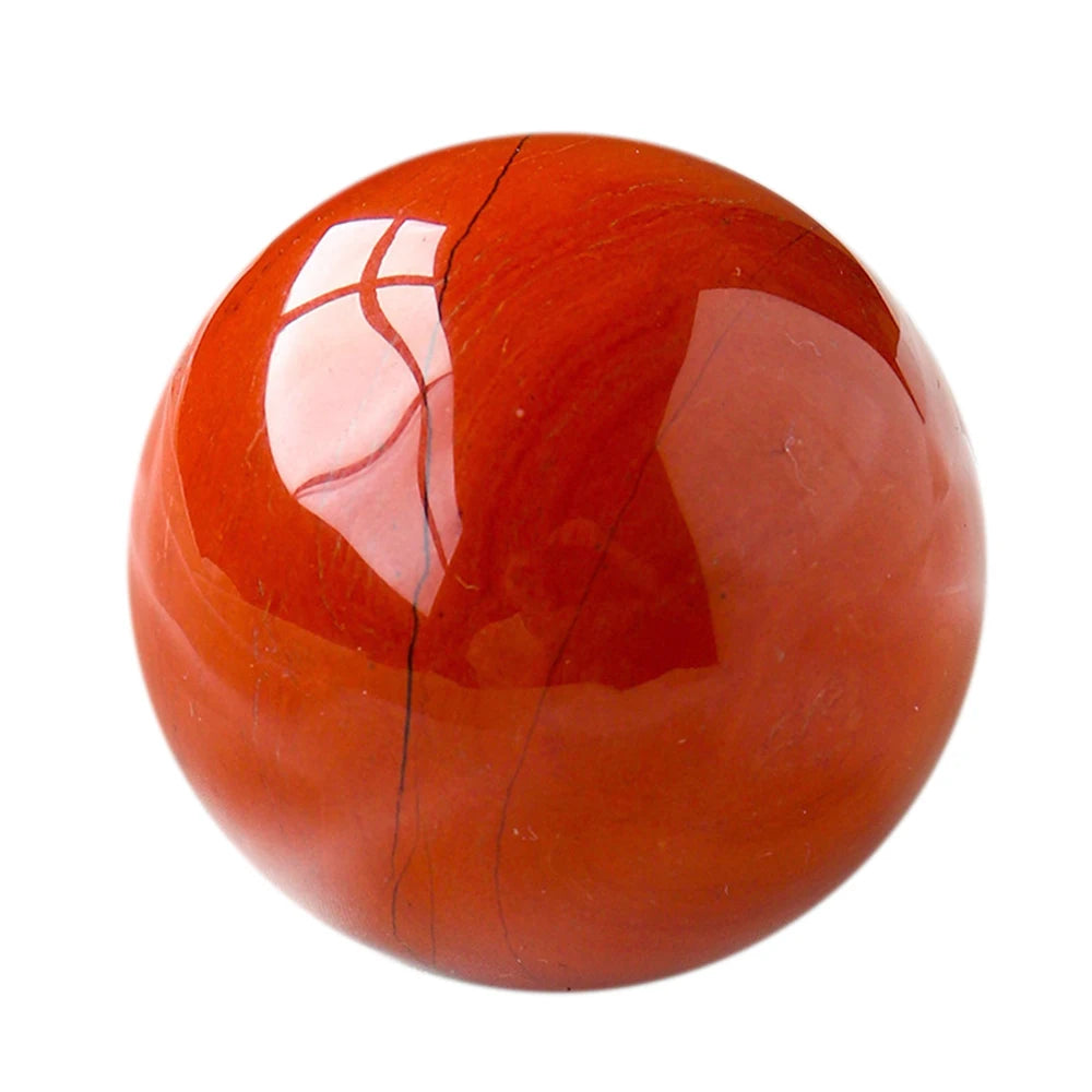 Red Jasper Polished Spheres Massage Balls