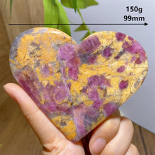 Load image into Gallery viewer, High Quality Natural Pink Tourmaline Smoky Quartz Lepidolite Crystal Heart