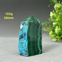Load image into Gallery viewer, Natural Malachite Free Form Obelisk Raw Mineral Specimen for Healing