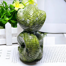 Load image into Gallery viewer, Natural Ophiolite Snake Carving fHome Decor