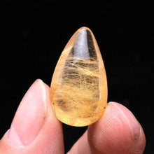 Load image into Gallery viewer, Natural Citrine Yellow Rutilated Quartz Polished Crystal Mineral Specimen