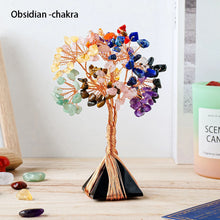 Load image into Gallery viewer, Natural Crystal Manifestation Tree Featuring Pyramid Base