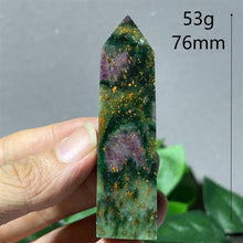 Load image into Gallery viewer, 1PC Natural Ruby Zoisite Emerald Mineral Obelisk for Healing