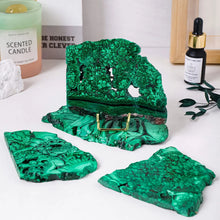 Load image into Gallery viewer, 1PC Natural Malachite Crystal Rough Specimen