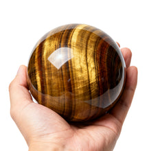 Load image into Gallery viewer, Natural Tigers Eye Polished Sphere Home Decor