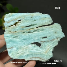 Load image into Gallery viewer, Natural Hemimorphite Mineral Raw Crystal Slice Home Decor
