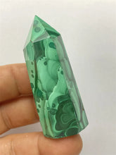 Load image into Gallery viewer, 1PC Natural Malachite Free Form Obelisk Mineral Specimen for Healing