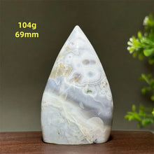 Load image into Gallery viewer, 1PC Natural Marine Jasper Free Form Torch Mineral Specimen Home Decor