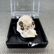 Load image into Gallery viewer, Natural Florescent Hyalite and Garnet Symbiosis Mineral Specimen