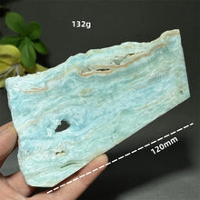 Load image into Gallery viewer, Natural Hemimorphite Mineral Raw Crystal Slice Home Decor