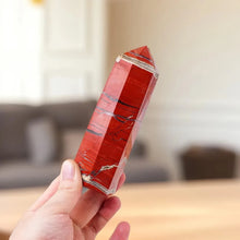 Load image into Gallery viewer, 1PC Natural Red Jasper Crystal Obelisk for Healing