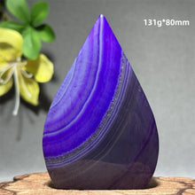 Load image into Gallery viewer, 1PC Natural Mineral Purple Agate Crystal Free Form Torch Home Decor