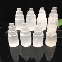 Load image into Gallery viewer, Natural White Selenite Tower