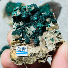 Load image into Gallery viewer, Natural Spherical Malachite Crystal Cluster – Raw Mineral Specimen for Collection &amp; Home Decor