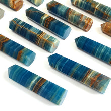 Load image into Gallery viewer, 1PC Blue Onyx Lemurian Calcite Healing Obelisk