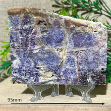Load image into Gallery viewer, Druzy Sphalerite Crystal Slab Display – Natural Mineral Specimen Slice with Stand for Collection &amp; Home Decor