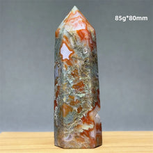 Load image into Gallery viewer, 1PC Natural Aquatic Moss Mineral Quartz Obelisk for Healing