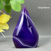 Load image into Gallery viewer, 1PC Natural Mineral Purple Agate Crystal Free Form Torch Home Decor