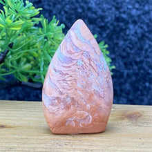 Load image into Gallery viewer, 1PC Natural Rare Pink Agate Geode Crystal Free Form Torch Specimen Home Decor